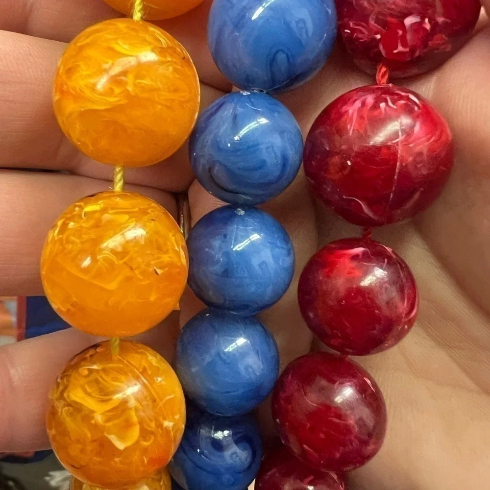 Three Vintage Inspired Beaded Necklaces